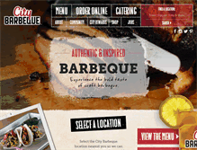 Tablet Screenshot of citybbq.com